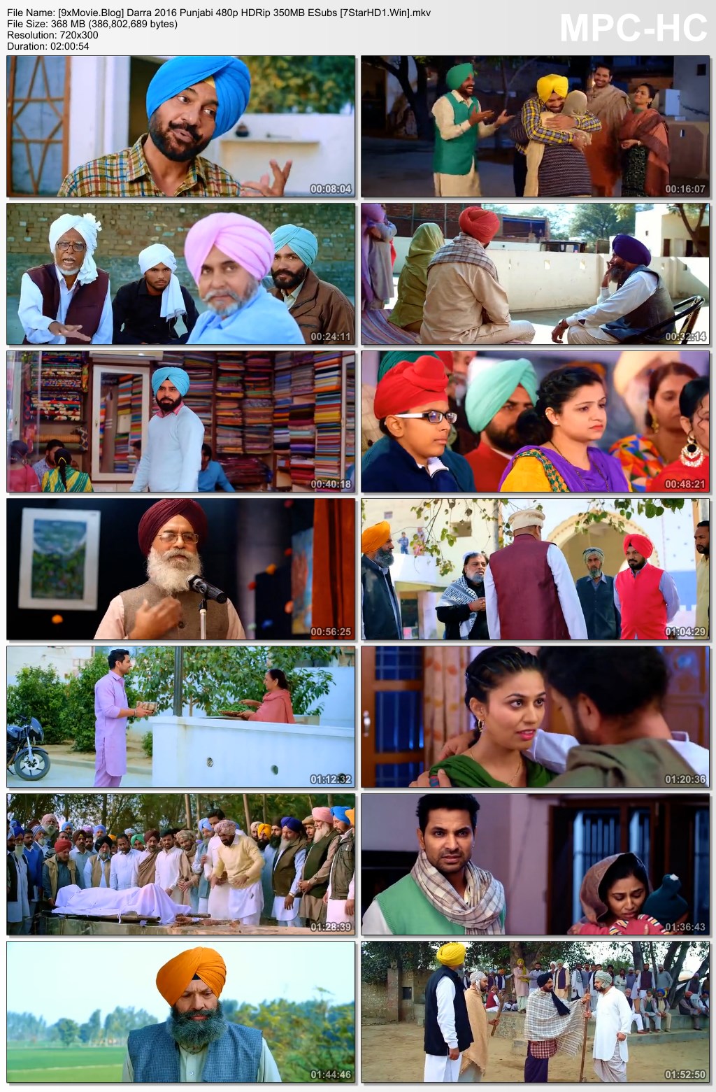 Darra 2016 Punjabi 480p HDRip x264 350MB ESubs